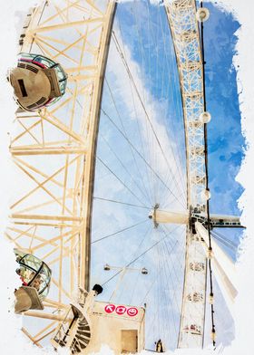 London Eye Ferris Wheel