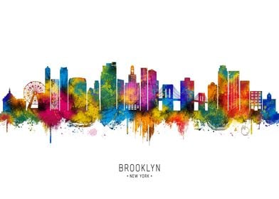 Brooklyn New York Skyline