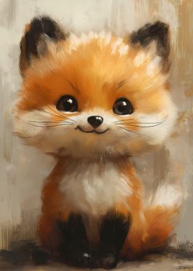 Cute Cartoon Fox