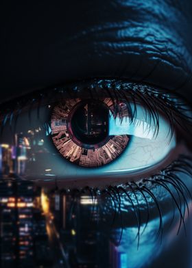 Futuristic Cybernetic Eye