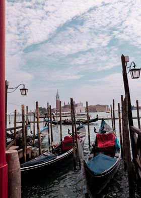 Gondolas in Venice