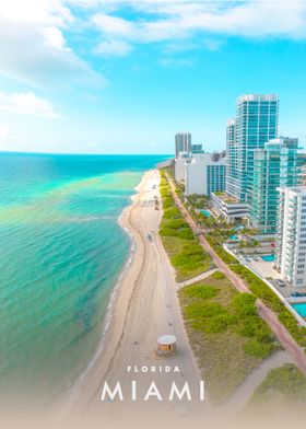 Miami Beach Aerial View