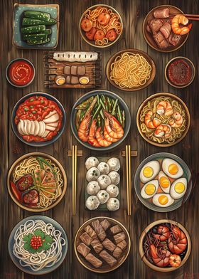 Japanese Food Table