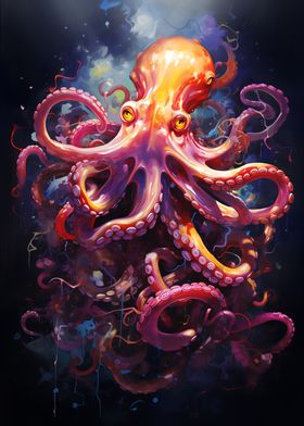 Colorful Octopus