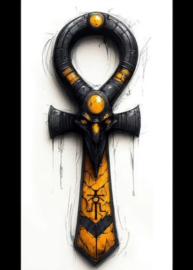 Ankh Symbol Illustration