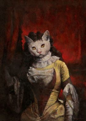 Glamorous Victorian Cat 