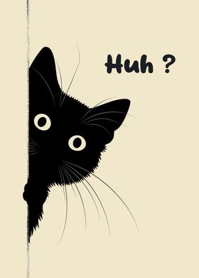 Meme Curious Cat Silhouette