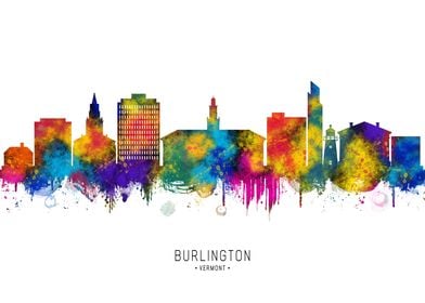 Burlington Vermont Skyline