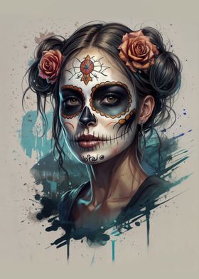 Sugar Skull Woman