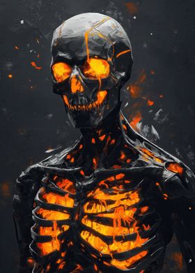 Burning Skeleton