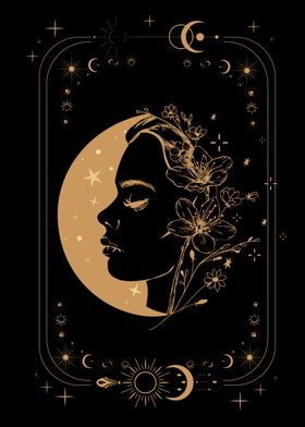 Golden Moon Woman