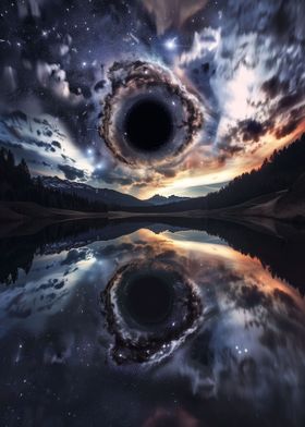 Black Hole Seen From Earth