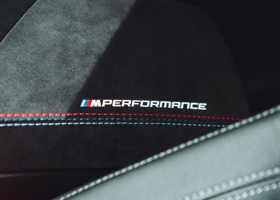 BMW M Performance Seat Detail