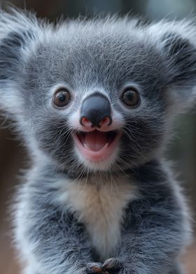 Cute Koala Close-Up