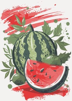 Watermelon Illustration