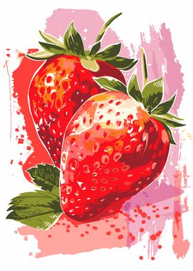 Strawberry Illustration