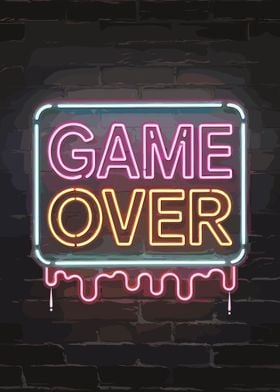 Game Over Neon