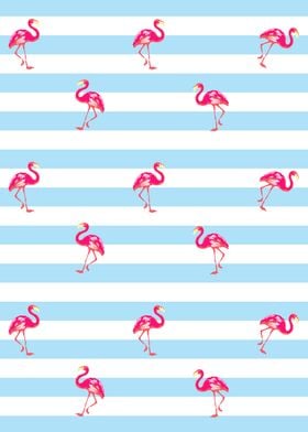 Pink Flamingo Pattern