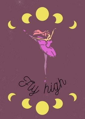 ballerina flies high