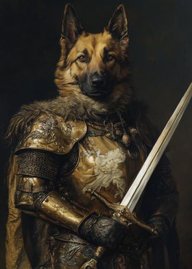 German Shepherd Knight