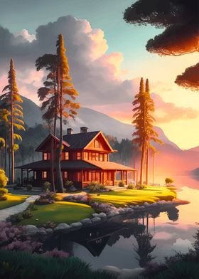 House And The Lake