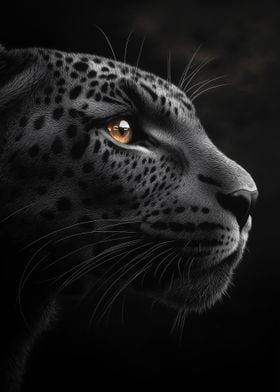 Black Panther Close-Up