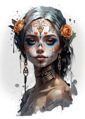 Sugar Skull Woman