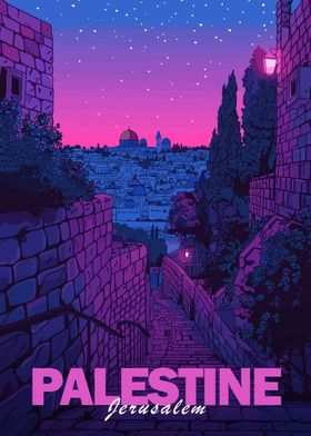 Jerusalem Palestine Poster