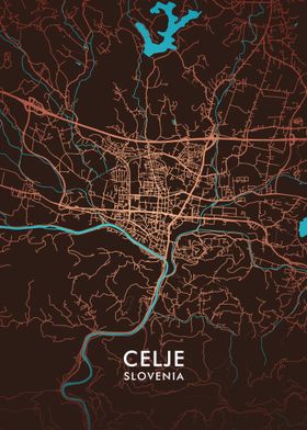 Celje City Map