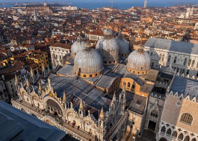 City Of Venice From Above