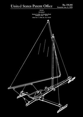 Ice Boat Patent Drawing