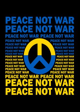 Peace Not War Symbol