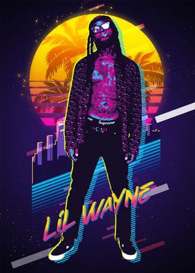 retro 80s poster