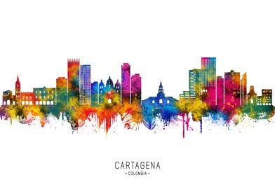 Cartagena Colombia Skyline