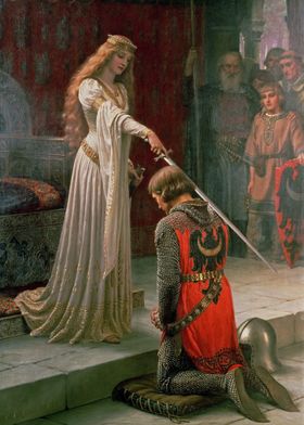 "The Accolade" by Edmund Leighton