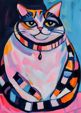 Colorful Whimsy cat