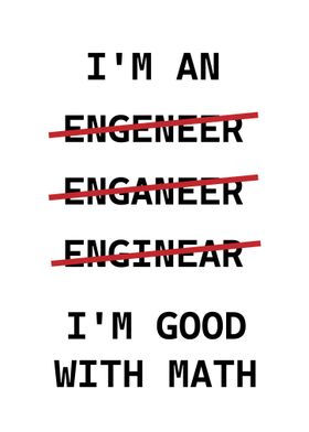 Engineer good with math