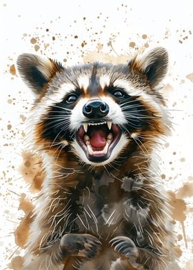 Raccoon Watersketch