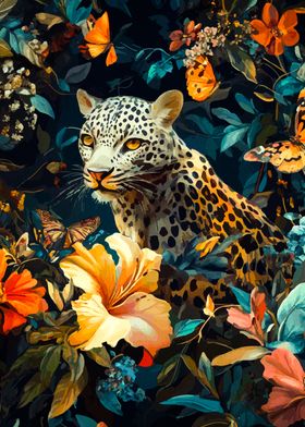 Leopard in Bloom