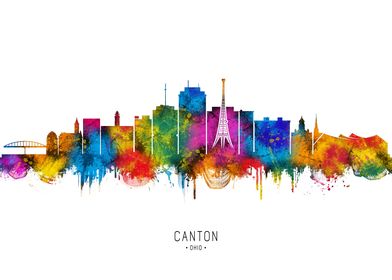 Canton Ohio Skyline