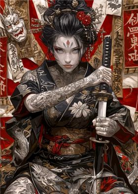 Japanese Warrior Woman