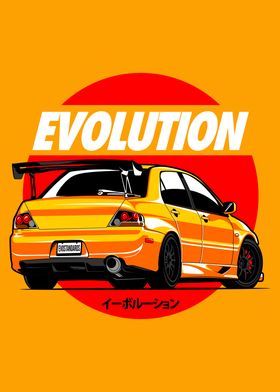 Evolution Car Art