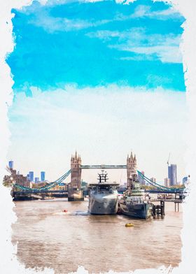 Tower Bridge & Ships