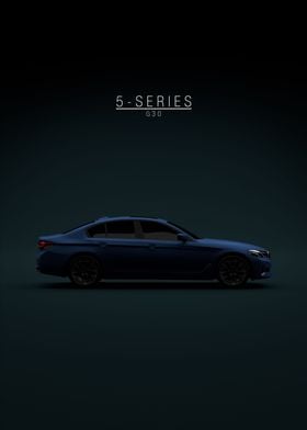 BMW 5 series G30 Blue