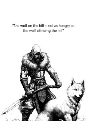 The wolf on the hill