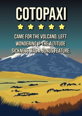 Funny Cotopaxi Volcano Poster