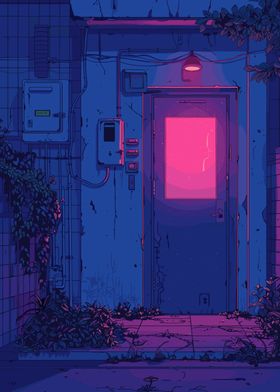 Neon Doorway