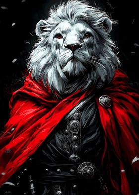 Lion Crimson Warrior