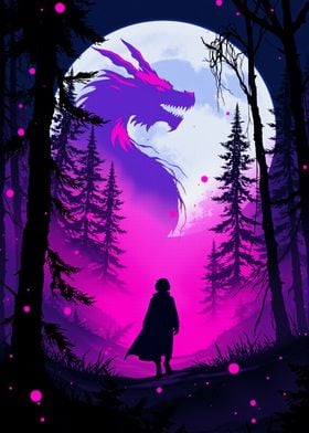 Dragon in the Moonlight