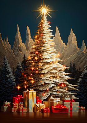 Christmas Tree with Gifts